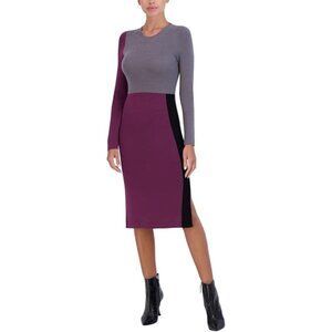 BCBGMAXAZRIA Knit Colorblock Dress